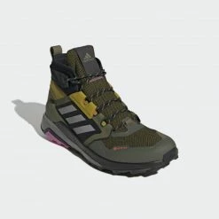 Best Pirce ⌛ Trail | Outdoor Adidas Terrex Trailmaker Mid Gore-Tex Hiking 👟 Shoes Focus Olive / Grey Three / Pulse Lilac 🌟 -Φτηνός nuff Κατάστημα adidas terrex trailmaker mid gore tex hiking shoes 5