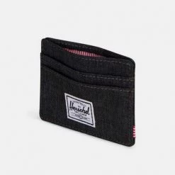 Εξοδος 😀 Πορτοφόλια Herschel Charlie Unisex Πορτοφόλι Black Crosshatch ⌛ -Φτηνός nuff Κατάστημα herschel charlie rfid 8