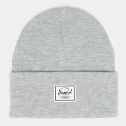 Καλύτερη πώληση 🎁 Σκούφοι Herschel Elmer Unisex Σκούφος HEATHER LIGHT GREY 🧨