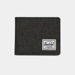 Best Pirce 🧨 Πορτοφόλια Herschel Hank Wallet Black Crosshatch/Black 🎁