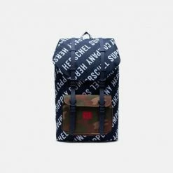 Φτηνός ❤️ Σακίδια Πλάτης Herschel Little America Unisex Σακίδιο Πλάτης 25L ROLL CALL PEACOAT/WOODLAND CAMO 🌟