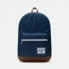 Best Pirce 👍 Σακίδια Πλάτης Herschel Pop Quiz Navy/Tan Synthetic Leather 🔥