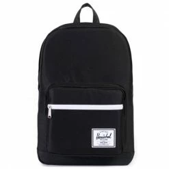 Νέος 😀 Σακίδια Πλάτης Herschel Pop Quiz 664170066 BLACK/BLACK SYNTHETIC LEATHER ❤️