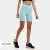 Πολύ καλή προσφορά 🛒 Biker Shorts Nuff Performance Γυναικείο Biker Σορτς Mint 🌟