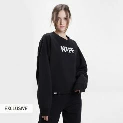 Καλύτερη πώληση 😉 Φούτερ Nuff Crew Γυναικεία Μπλούζα Φούτερ Black 👍