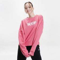 Εκπτωση ❤️ Φούτερ Nuff Crew Γυναικεία Μπλούζα Φούτερ Rose 👍 -Φτηνός nuff Κατάστημα nuff crew sweatshirt 8