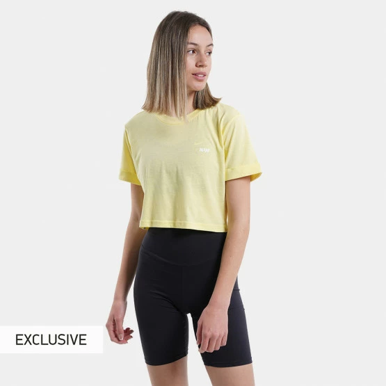 Flash Sale 👏 T-shirts | Μπλούζα κοντό μανίκι Nuff Logo Γυναικείο Crop Top LIGHT YELLOW 😍 1 Flash Sale 👏 T-shirts | Μπλούζα κοντό μανίκι Nuff Logo Γυναικείο Crop Top LIGHT YELLOW 😍