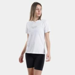 Εκπτωση 😍 T-shirts | Μπλούζα κοντό μανίκι Nuff Graphic Γυναικείο T-Shirt WHITE 🌟 -Φτηνός nuff Κατάστημα nuff graphic t shirt cotton 12