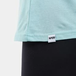 Flash Sale 😍 T-shirts | Μπλούζα κοντό μανίκι Nuff Graphic Γυναικείο T-Shirt MINT 👍 -Φτηνός nuff Κατάστημα nuff graphic t shirt cotton 3