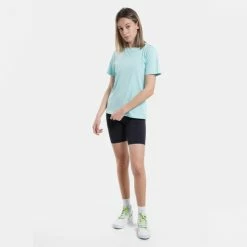 Flash Sale 😍 T-shirts | Μπλούζα κοντό μανίκι Nuff Graphic Γυναικείο T-Shirt MINT 👍 -Φτηνός nuff Κατάστημα nuff graphic t shirt cotton 4