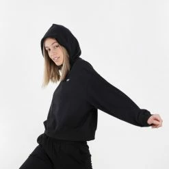 Κουπόνι 😀 Μπλούζα Με Κουκούλα Nuff Γυναικεία Μπλούζα με Κουκούλα BLACK 🥰 -Φτηνός nuff Κατάστημα nuff hoodie small logo 7