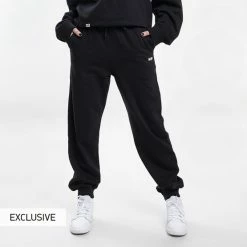 Τοπ 10 ✨ Φόρμες Nuff Γυναικείο Παντελόνι Jogger BLACK 🌟