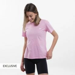 Ολοκαίνουργιο 🛒 T-shirts | Μπλούζα κοντό μανίκι Nuff Logo Γυναικείο T-shirt PINK 😍
