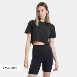 Προώθηση ⌛ T-shirts | Μπλούζα κοντό μανίκι Nuff Logo Γυναικείο T-Shirt BLACK 💯