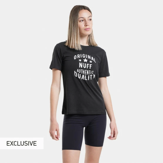 Συμφωνίες 🧨 T-shirts | Μπλούζα κοντό μανίκι Nuff Logo & Graphic Vintage Γυναικείο T-shirt Black 🤩 1 Συμφωνίες 🧨 T-shirts | Μπλούζα κοντό μανίκι Nuff Logo & Graphic Vintage Γυναικείο T-shirt Black 🤩