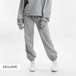 Τοπ 10 🤩 Φόρμες Nuff Γυναικείο Παντελόνι Φόρμας GRAY MEL 💯