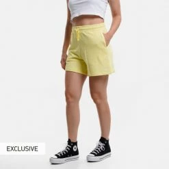 Το φθηνότερο 😀 Σορτς | Βερμούδες Nuff 1/4 Γυναικείο Σορτς LIGHT YELLOW 😉