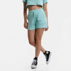 Τοπ 10 🔔 Σορτς | Βερμούδες Nuff 1/4 Γυναικείο Σορτς Mint 🔥 -Φτηνός nuff Κατάστημα nuff shorts 1 4 high waist f terry 9