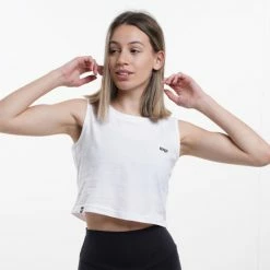 Εξοδος ⌛ Αμάνικα T-shirts Nuff Logo Γυναικείο Crop Top White 🌟 8 Εξοδος ⌛ Αμάνικα T-shirts Nuff Logo Γυναικείο Crop Top White 🌟 -Φτηνός nuff Κατάστημα nuff sleveless top logo cotton single jersey 12
