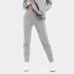 Ολοκαίνουργιο ✨ Φόρμες Nuff Γυναικείο Παντελόνι Φόρμας GRAY MEL 🎉 -Φτηνός nuff Κατάστημα nuff track pants 4