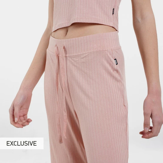 Νέος ✨ Φόρμες Nuff Rib Γυναικείο Crop Παντελόνι Φόρμας ΡΟΖ 🎉 4 Νέος ✨ Φόρμες Nuff Rib Γυναικείο Crop Παντελόνι Φόρμας ΡΟΖ 🎉 - Image 4