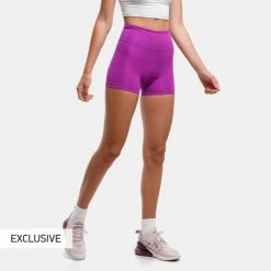 Το φθηνότερο ⌛ Biker Shorts Nuff Performance Γυναικείο Biker Σορτς PURPLE 👏