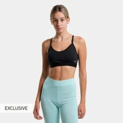 Προϋπολογισμός 💯 Μπουστάκια | Αθλητικά Σουτιέν Nuff Performance Γυναικείο Μπουστάκι Black 👍