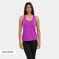 Η καλύτερη συμφωνία 🤩 Αμάνικα T-shirts Nuff Performance Γυναικείο Αμάνικο T-shirt Purple 🎉