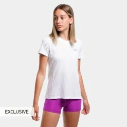 Best Pirce ⌛ T-shirts | Μπλούζα κοντό μανίκι Nuff Performance Γυναικείο T-shirt White 😀