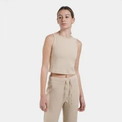 Νέος 🔔 Αμάνικα T-shirts Nuff Rib Γυναικεία Αμάνικη Μπλούζα ΜΠΕΖ ⌛ -Φτηνός nuff Κατάστημα nuff wo s tank top rib 2