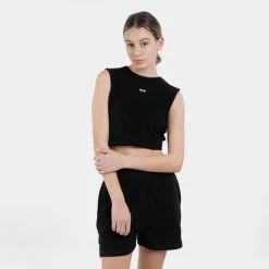 Προώθηση 🛒 Αμάνικα T-shirts Nuff Γυναικεία Αμάνικη Μπλούζα Black 🎁 -Φτηνός nuff Κατάστημα nuff wo s tee unique 13