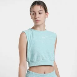 Εκπτωση ❤️ Αμάνικα T-shirts Nuff Γυναικεία Αμάνικη Μπλούζα Mint 🤩 -Φτηνός nuff Κατάστημα nuff wo s tee unique 2