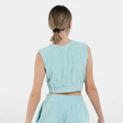 Εκπτωση ❤️ Αμάνικα T-shirts Nuff Γυναικεία Αμάνικη Μπλούζα Mint 🤩 -Φτηνός nuff Κατάστημα nuff wo s tee unique 3