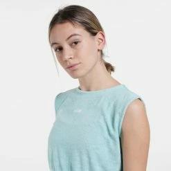 Εκπτωση ❤️ Αμάνικα T-shirts Nuff Γυναικεία Αμάνικη Μπλούζα Mint 🤩 -Φτηνός nuff Κατάστημα nuff wo s tee unique 4