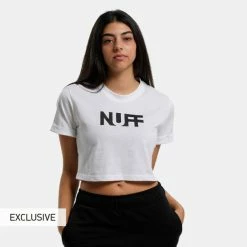 Αγορά 🎁 T-shirts | Μπλούζα κοντό μανίκι Nuff Γυναικείο T-Shirt WHITE 🎉