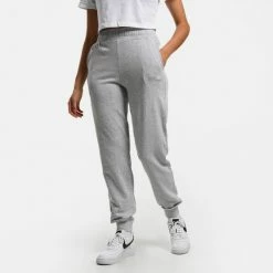 Τοπ 10 ⭐ Ολόσωμες Φόρμες Nuff Γυναικείο Παντελόνι Φόρμας Gray Mel 🛒 -Φτηνός nuff Κατάστημα nuff wos jogger regular fit 2
