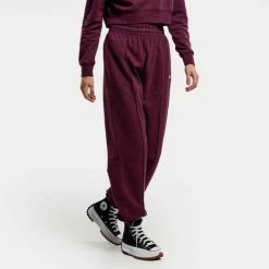 Flash Sale 😍 Φόρμες Nuff Loose Γυναικείο Παντελόνι Φόρμας Grape 👏 -Φτηνός nuff Κατάστημα nuff wos loose pants 2