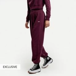 Flash Sale 😍 Φόρμες Nuff Loose Γυναικείο Παντελόνι Φόρμας Grape 👏