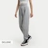 Πολύ καλή προσφορά ⌛ Φόρμες Nuff Loose Γυναικείο Παντελόνι Φόρμας Gray Mel 🛒