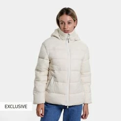 Συμφωνίες 🧨 Μπουφάν Nuff Γυναικείο Μπουφάν OFF WHITE 👍