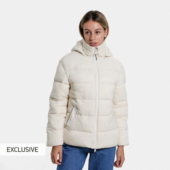 Συμφωνίες 🧨 Μπουφάν Nuff Γυναικείο Μπουφάν OFF WHITE 👍 1 Συμφωνίες 🧨 Μπουφάν Nuff Γυναικείο Μπουφάν OFF WHITE 👍